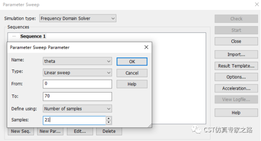 cst软件的天线罩仿真后处理