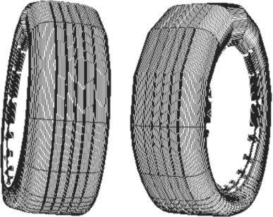 abaqus对205 55r16 型轮胎结构力学有限元分析