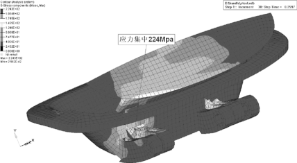 abaqus对某车型门把手强度分析