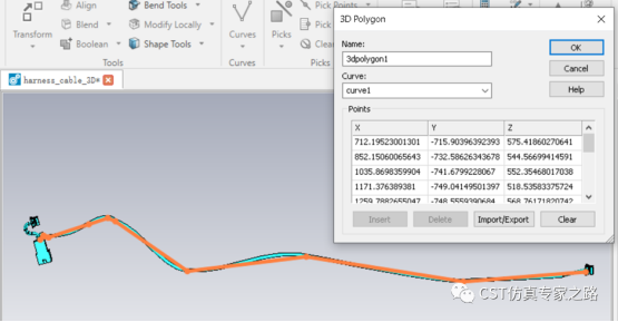 cst仿真案例：电动汽车cable 3d建模应用案例