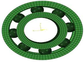 基于 abaqus 的深沟球轴承静力分析