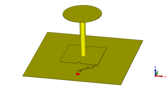 圆极化平板天线仿真02【cst软件仿真实例】