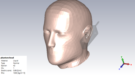均匀头模型和天线sar比吸收率仿真案例【cst仿真案例】