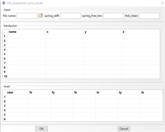 abaqus基于python 语言的麦弗逊悬架骨架模型有限元快速建模方法