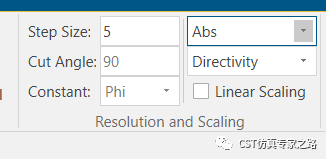 cst软件如何理解远场的坐标、分量和极化