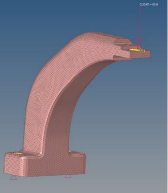 利用abaqus对一种针织圆形纬编机沉降片盘支架减重优化分析