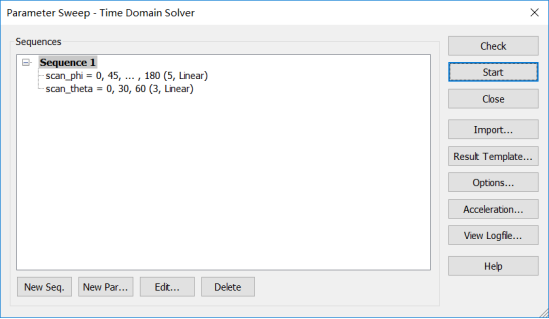 cst软件如何仿真total scan方向图的