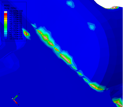 基于 abaqus 断裂失效仿真在对讲机中的应用