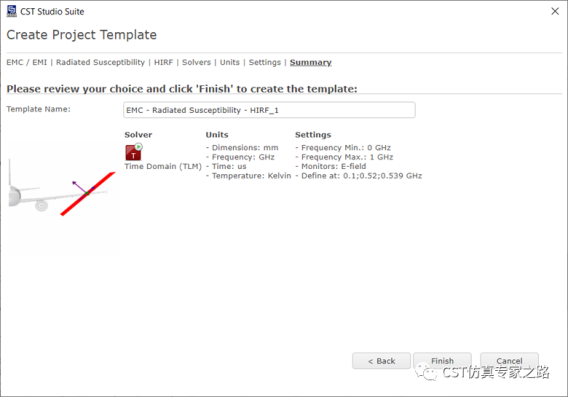 小型卫星hirp仿真 --- 平面波场路结合，emc-辐射敏感，线缆