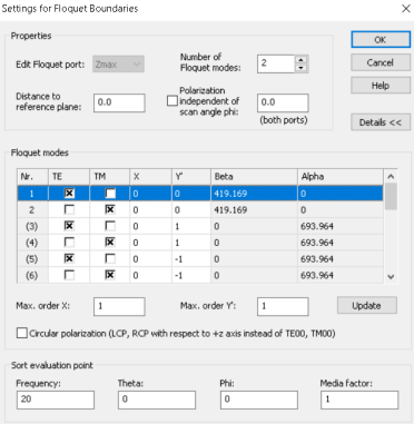 cst如何设置floquet端口