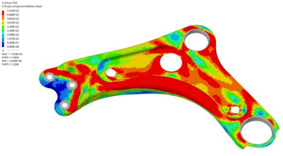 基于 abaqus 的控制臂屈曲工况下轻量化研究