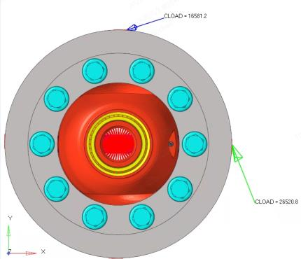 abaqus混合电驱动系统差速器强度有限元分析
