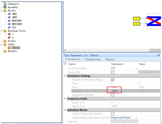 如何利用cst仿真共模电感的差、共模阻抗