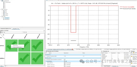 cst2025干扰任务（interference task）仿真介绍