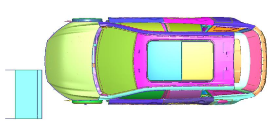 图2 40%偏置碰撞模型
