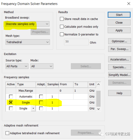 cst软件如何使用自定义的频域材料色散介