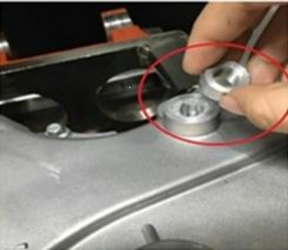 前罩壳搭子凸台断裂试验