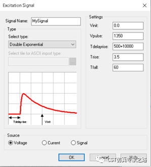 在cst中生成eft信号源的方法