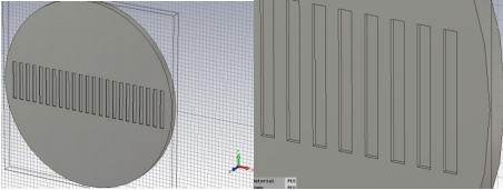 cst太赫兹雷达阵列沟槽结构成像仿真与特性分析