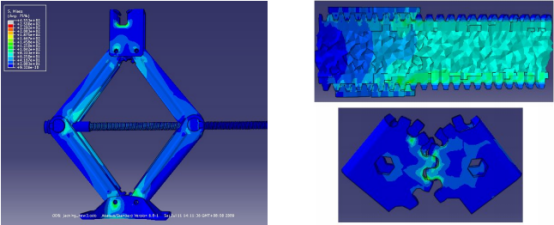 abaqus螺杆式千斤顶结构分析