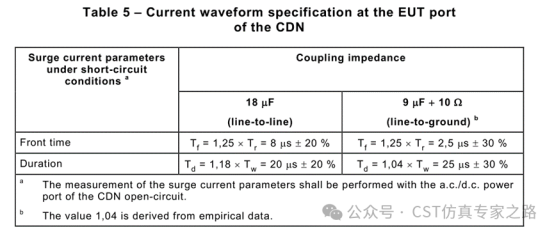 cst案例：iec 61000-4-5线缆浪涌耦合仿真（一）——共模浪涌