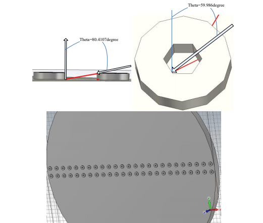 cst太赫兹雷达螺丝阵列结构成像仿真与特性分析
