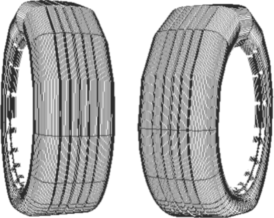 abaqus对205 55r16 型轮胎结构力学有限元分析
