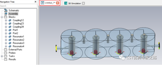 在fd3d中综合出耦合矩阵后如何得到滤波器的3d模型_cst教程