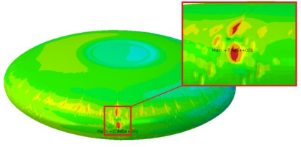基于abaqus 膜单元的充气囊体结构力学性能研究