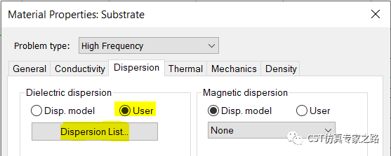 cst软件如何使用自定义的频域材料色散介