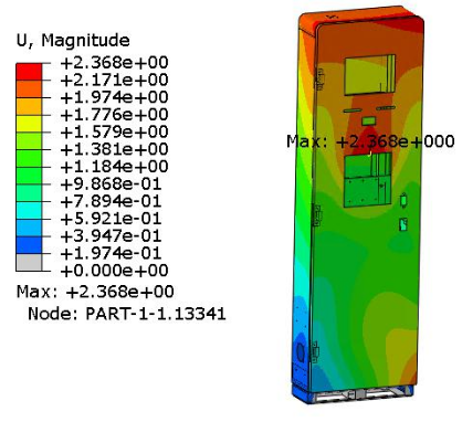 基于abaqus的某充电桩终端地震仿真研究