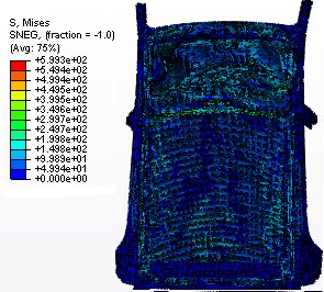 abaqus 在汽车顶盖覆雪分析中的应用