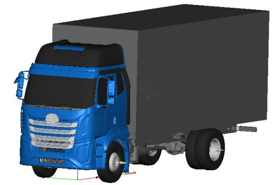 某商用车仿真模型状态