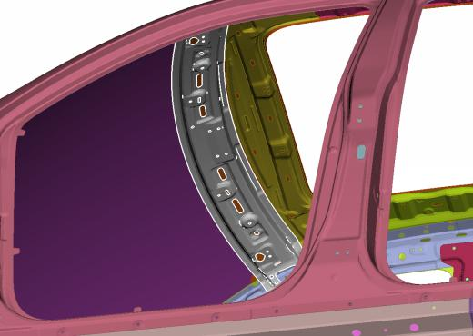 isight对汽车顶盖复合材料前横梁铺层多目标优化设计